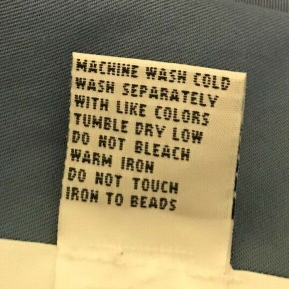 ALFRED DUNNER Womens size 20 Jacket Button Up Elastic Waist/Cuffs Blue Butterfly - Picture 6 of 6